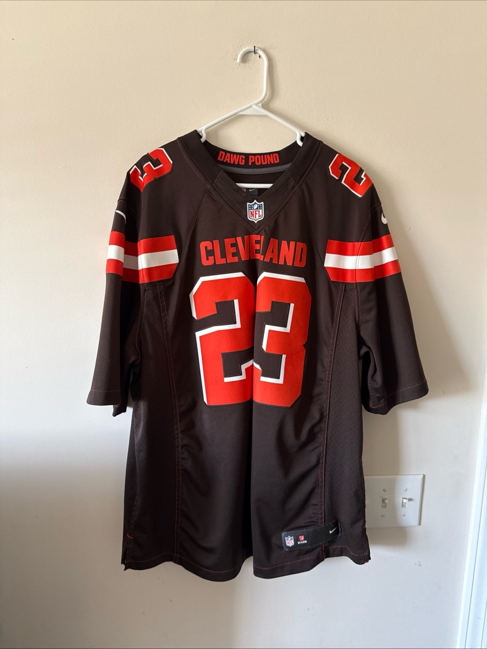 Men’s Nike Believeland #23 Cleveland Browns Lmtd NFL Jersey Sz 2XL - RARE